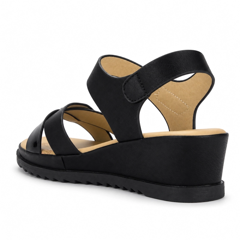 SANDALIAS MUJER CHALADA NEGRO PIURA-11 CASUAL - 4