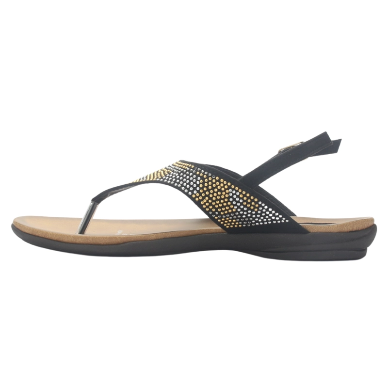 SANDALIA CHALADA MUJER ANATOMIC51 NEGRO MODA - 2
