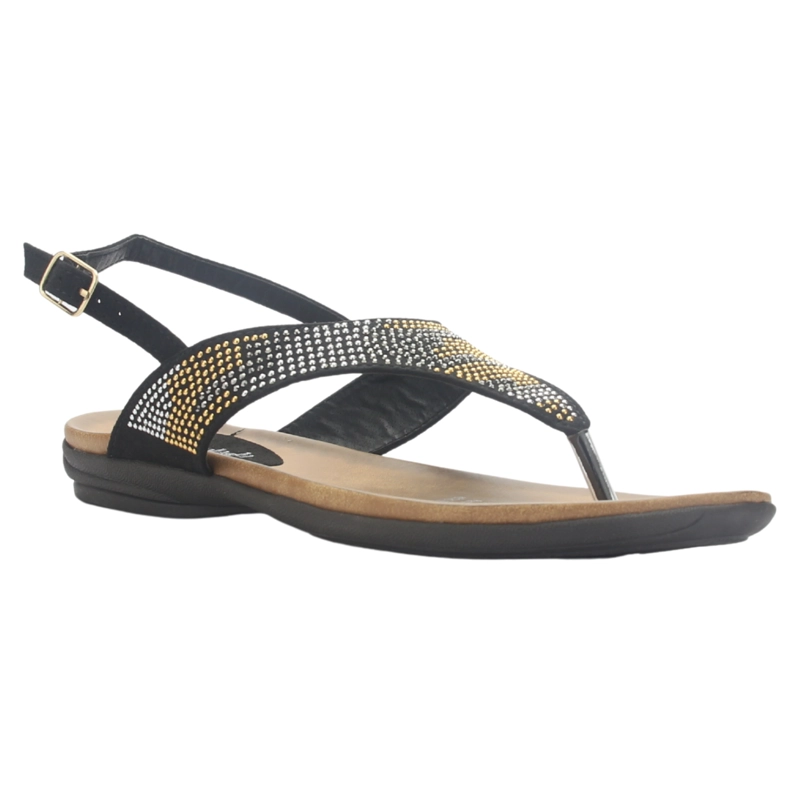 SANDALIA CHALADA MUJER ANATOMIC51 NEGRO MODA - 3