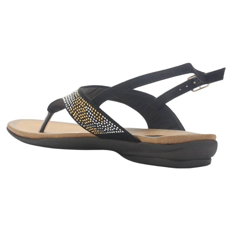 SANDALIA CHALADA MUJER ANATOMIC51 NEGRO MODA - 4