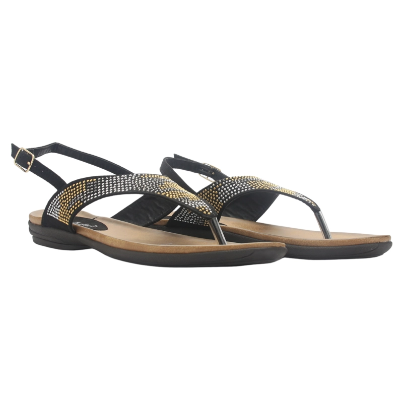 SANDALIA CHALADA MUJER ANATOMIC51 NEGRO MODA - 5