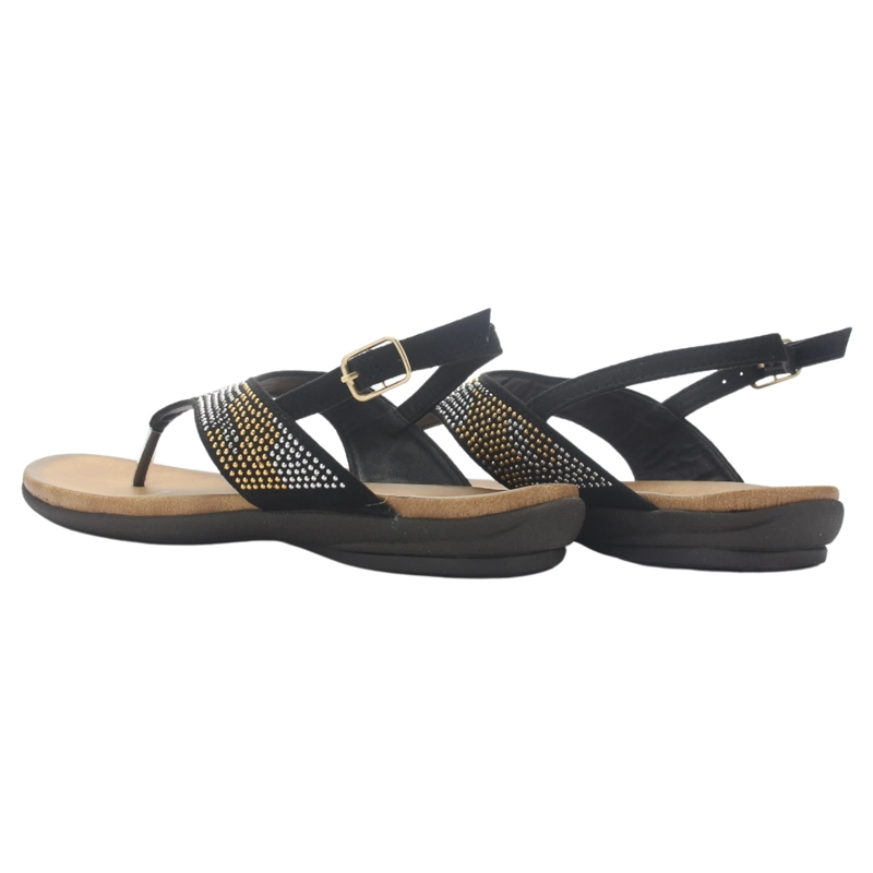 SANDALIA CHALADA MUJER ANATOMIC51 NEGRO MODA - 6