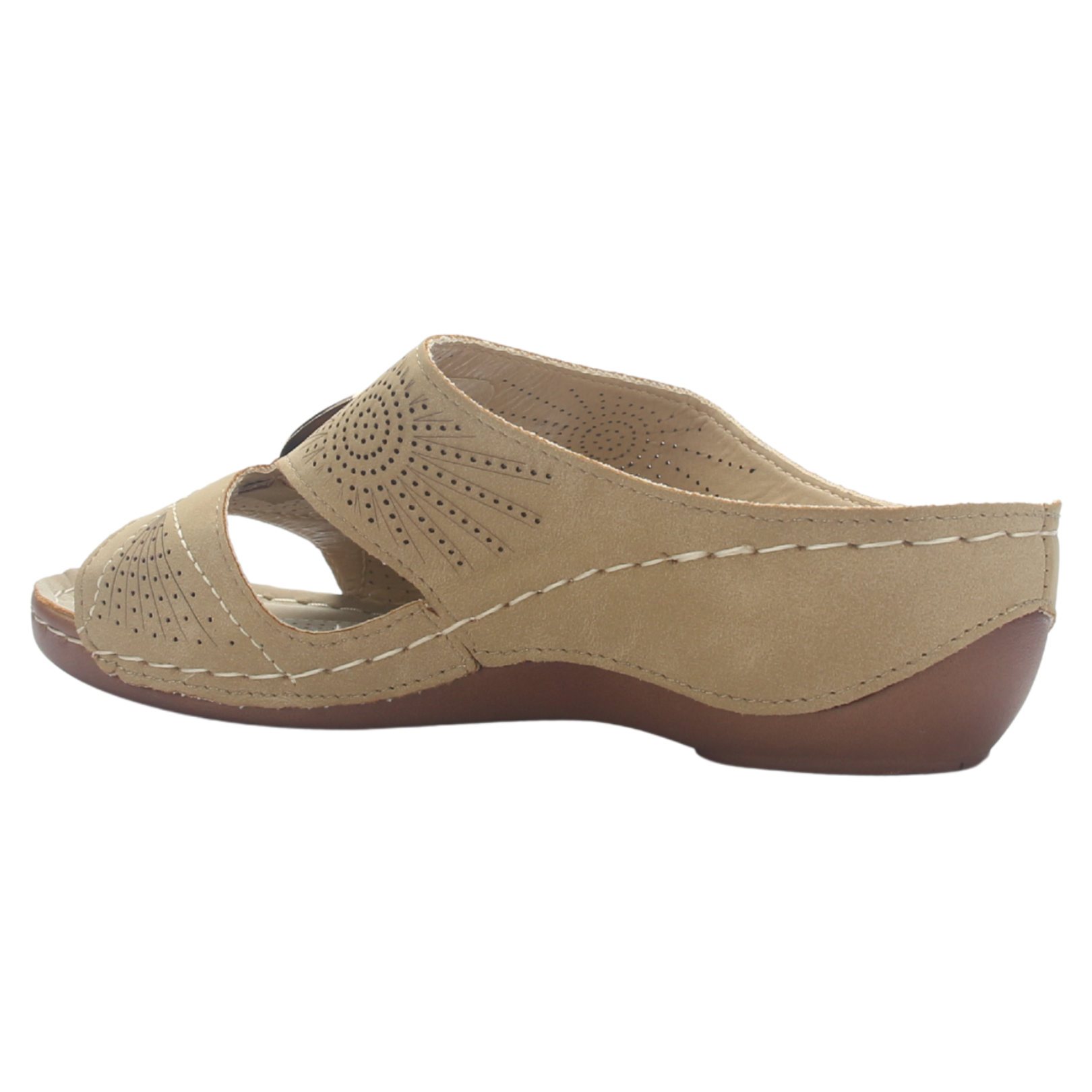SANDALIAS MUJER CHALADA BEIGE KON-5 CASUAL - 4