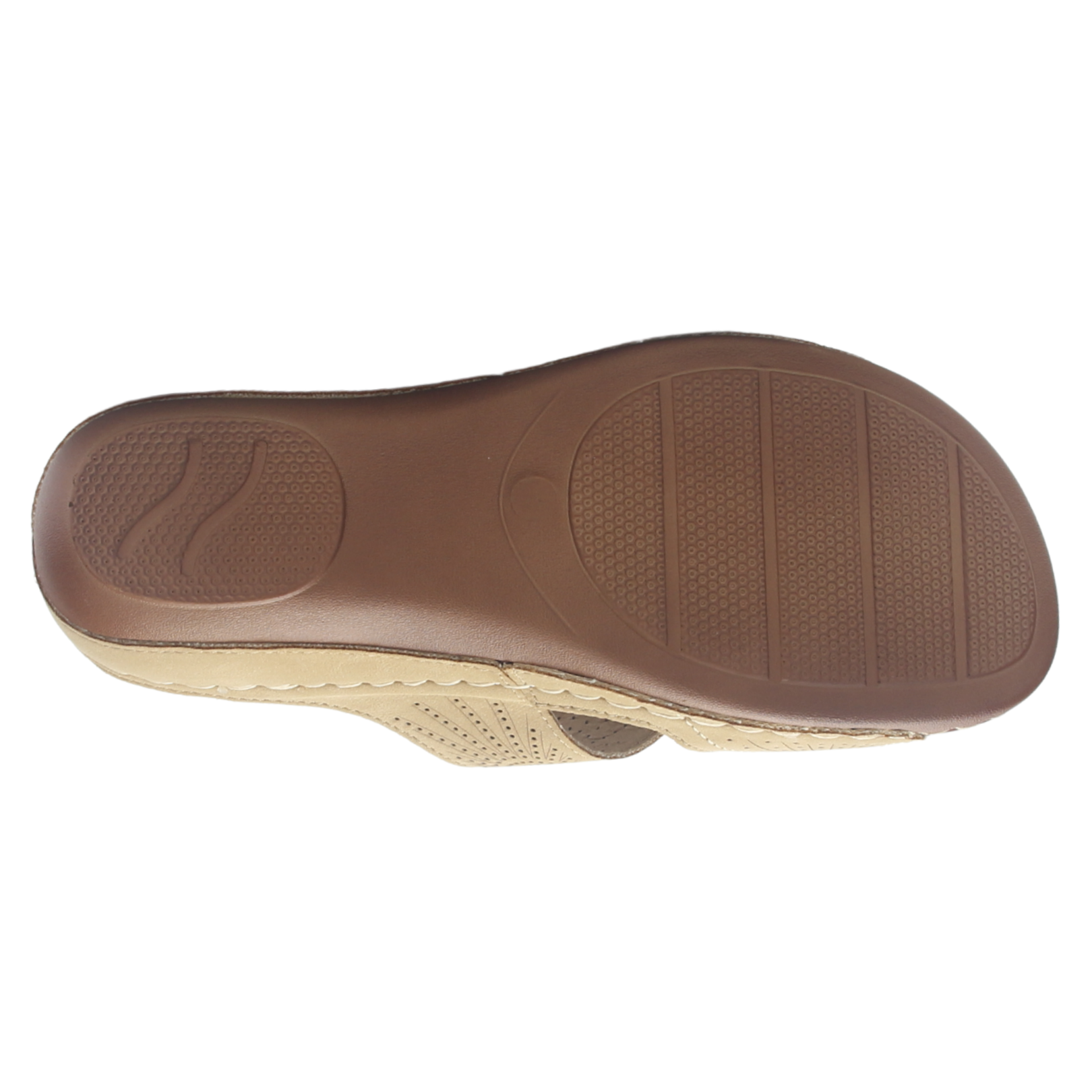 SANDALIAS MUJER CHALADA BEIGE KON-5 CASUAL - 6