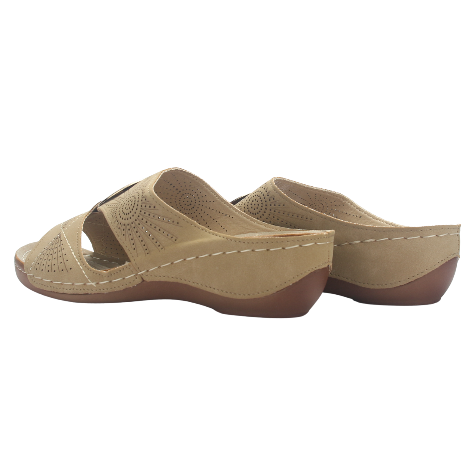 SANDALIAS MUJER CHALADA BEIGE KON-5 CASUAL - 8