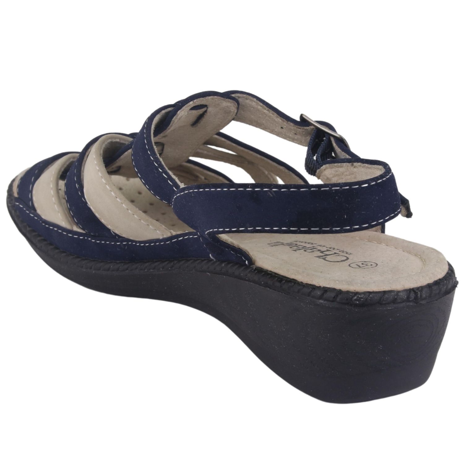 SANDALIAS MUJER CHALADA AZUL LUPE-2 COMFORT - 4
