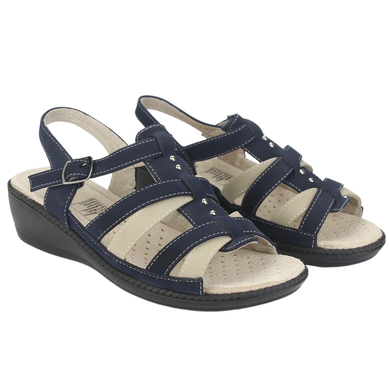 SANDALIAS MUJER CHALADA AZUL LUPE-2 COMFORT - 5