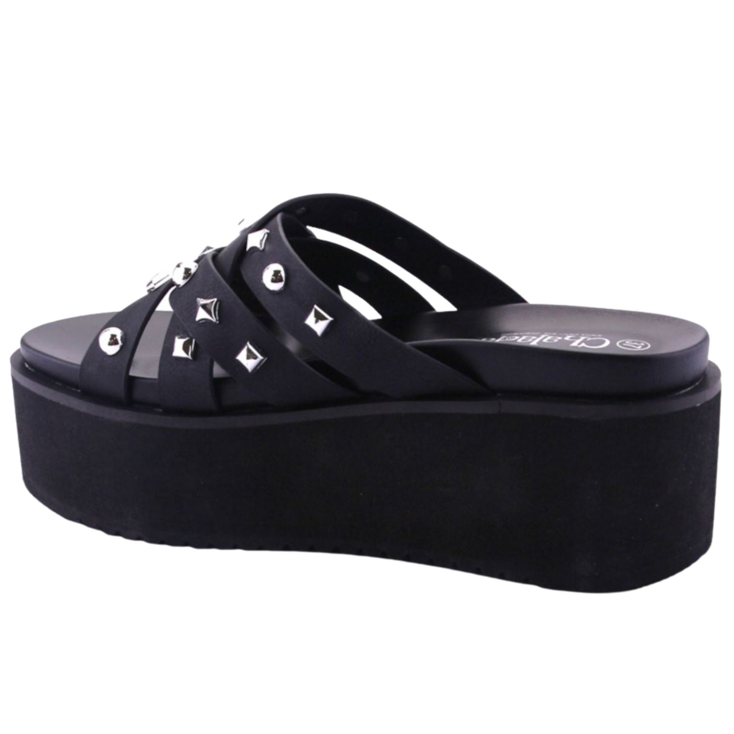 SANDALIAS MUJER CHALADA NEGRO VIRU-20 MODA - 2