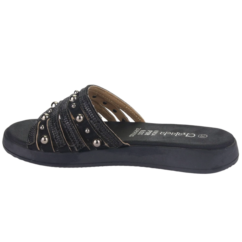 SANDALIA CHALADA MUJER PIAR-1 NEGRO CASUAL - 2