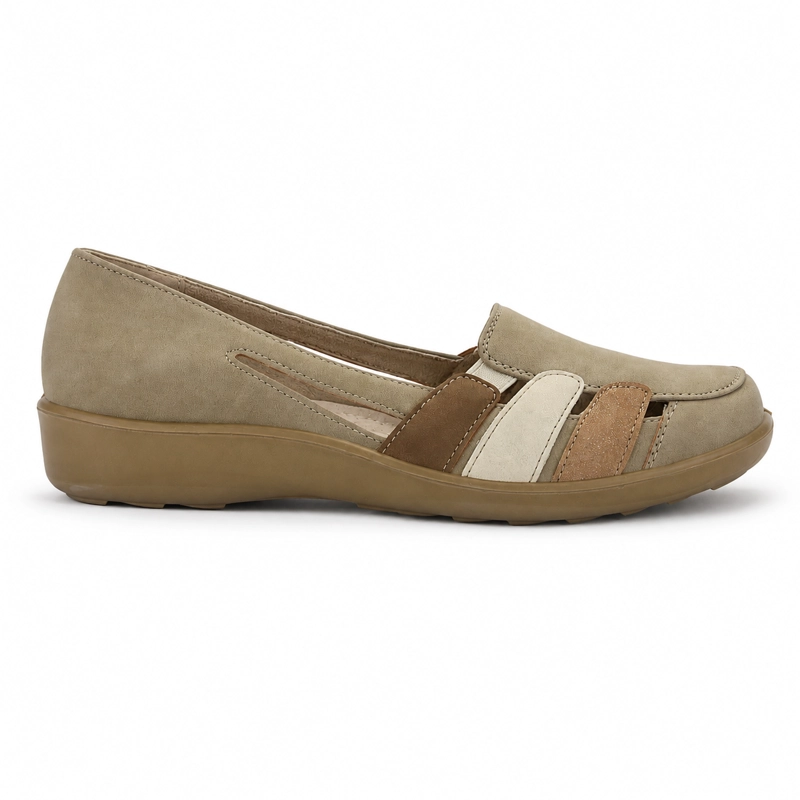 ZAPATO BEIGE MUJER CASUAL CHALADA DECO - 1