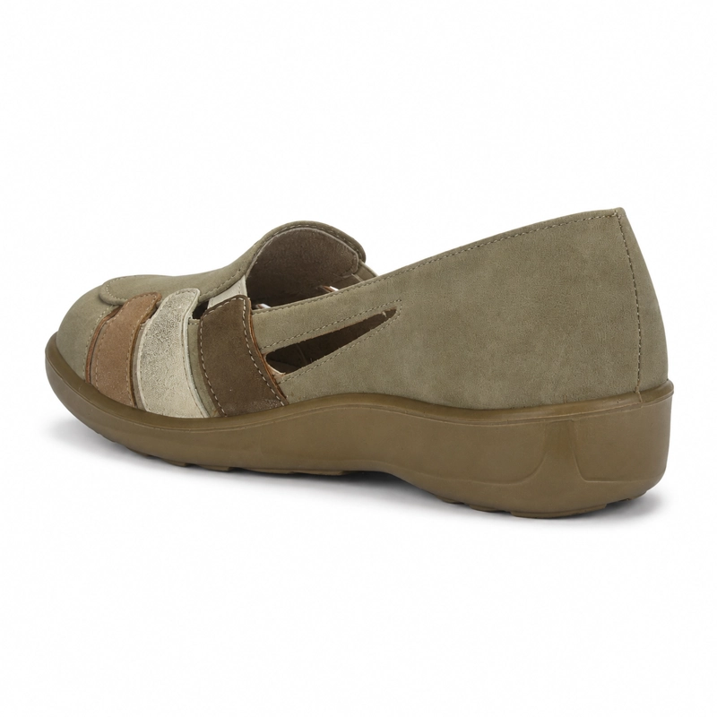 ZAPATO BEIGE MUJER CASUAL CHALADA DECO - 4