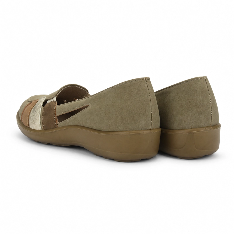 ZAPATO BEIGE MUJER CASUAL CHALADA DECO - 6