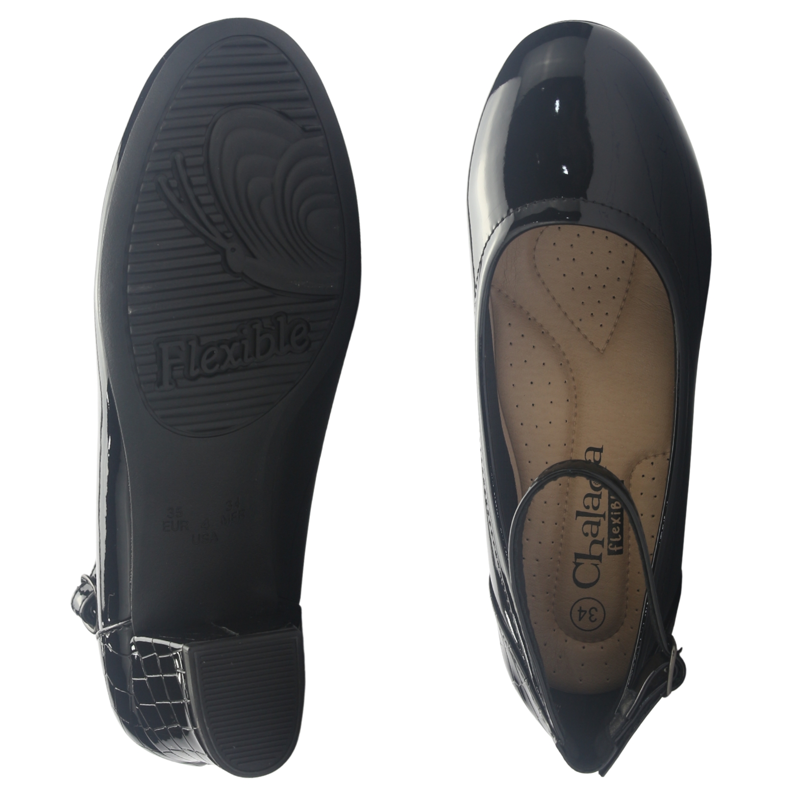 ZAPATO MUJER CHALADA FLEXI-27 NEGRO CASUAL - 7