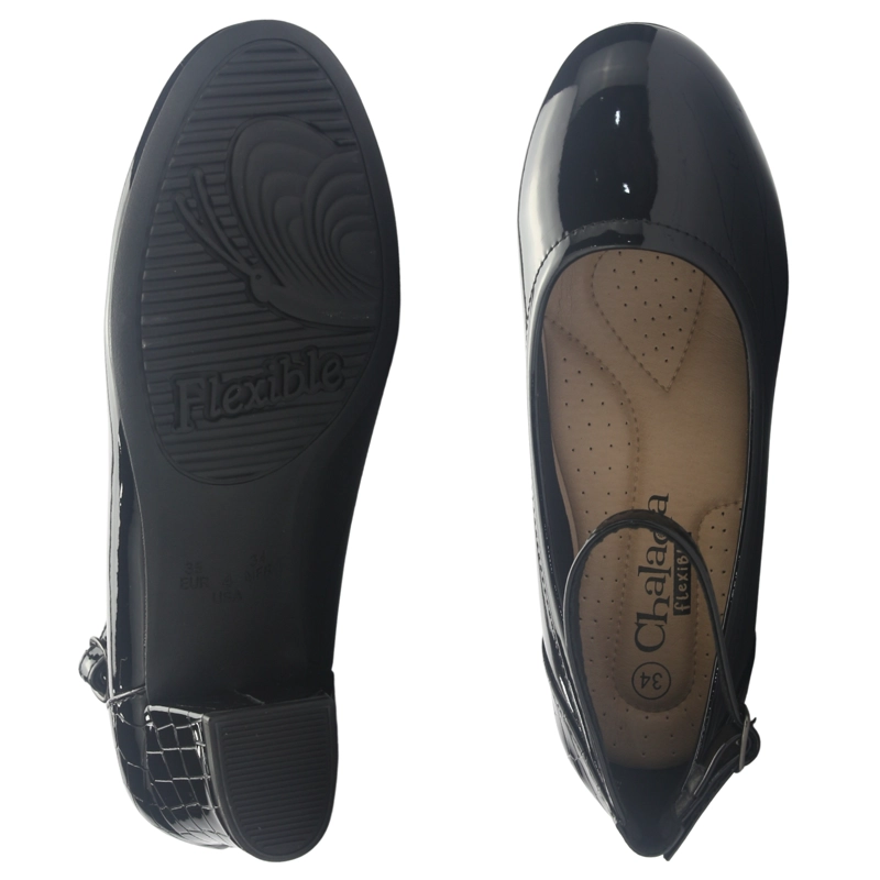ZAPATO MUJER CHALADA FLEXI-27 NEGRO CASUAL - 7