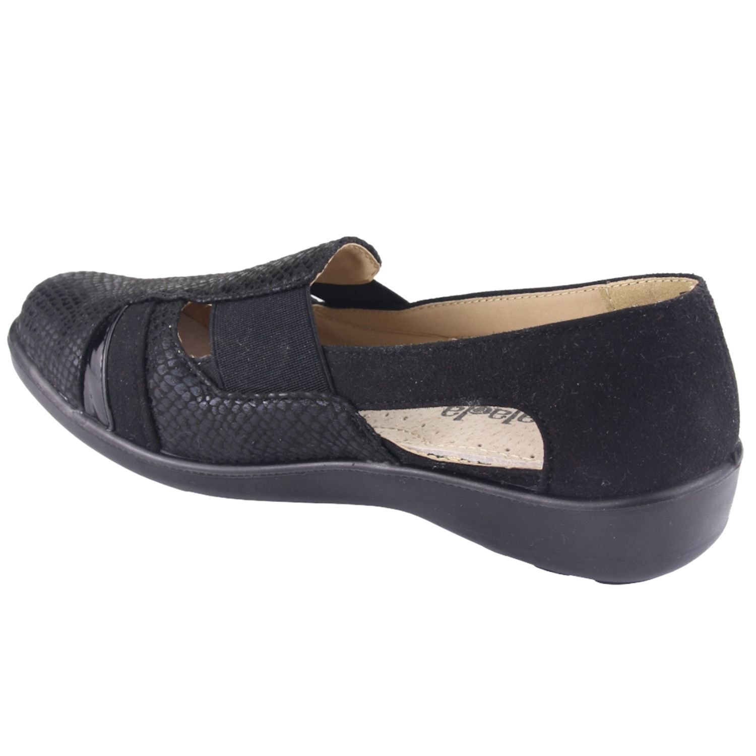 ZAPATO CHALADA MUJER DECO-5 NEGRO COMFORT - 2