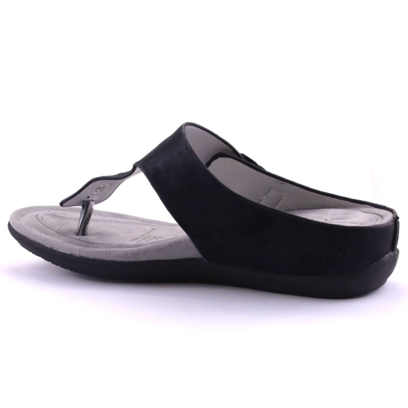 SANDALIAS MUJER CHALADA NEGRO CENIZA-1 COMFORT - 2