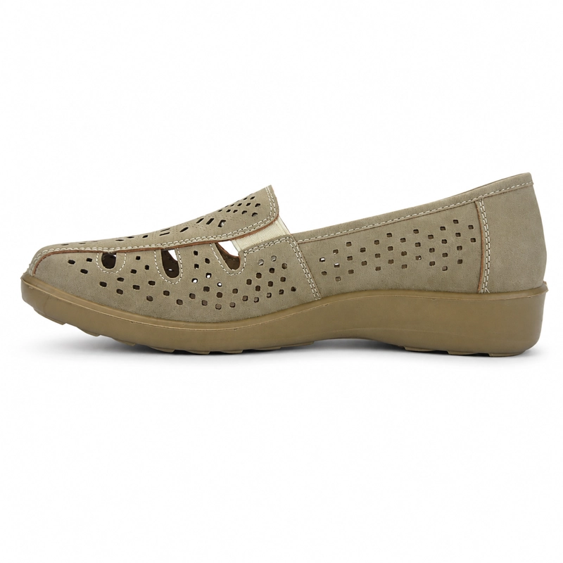 ZAPATO BEIGE MUJER CASUAL CHALADA DECO - 2