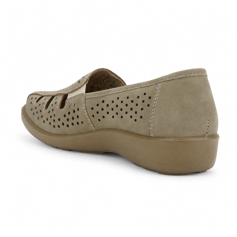 ZAPATO BEIGE MUJER CASUAL CHALADA DECO - 4