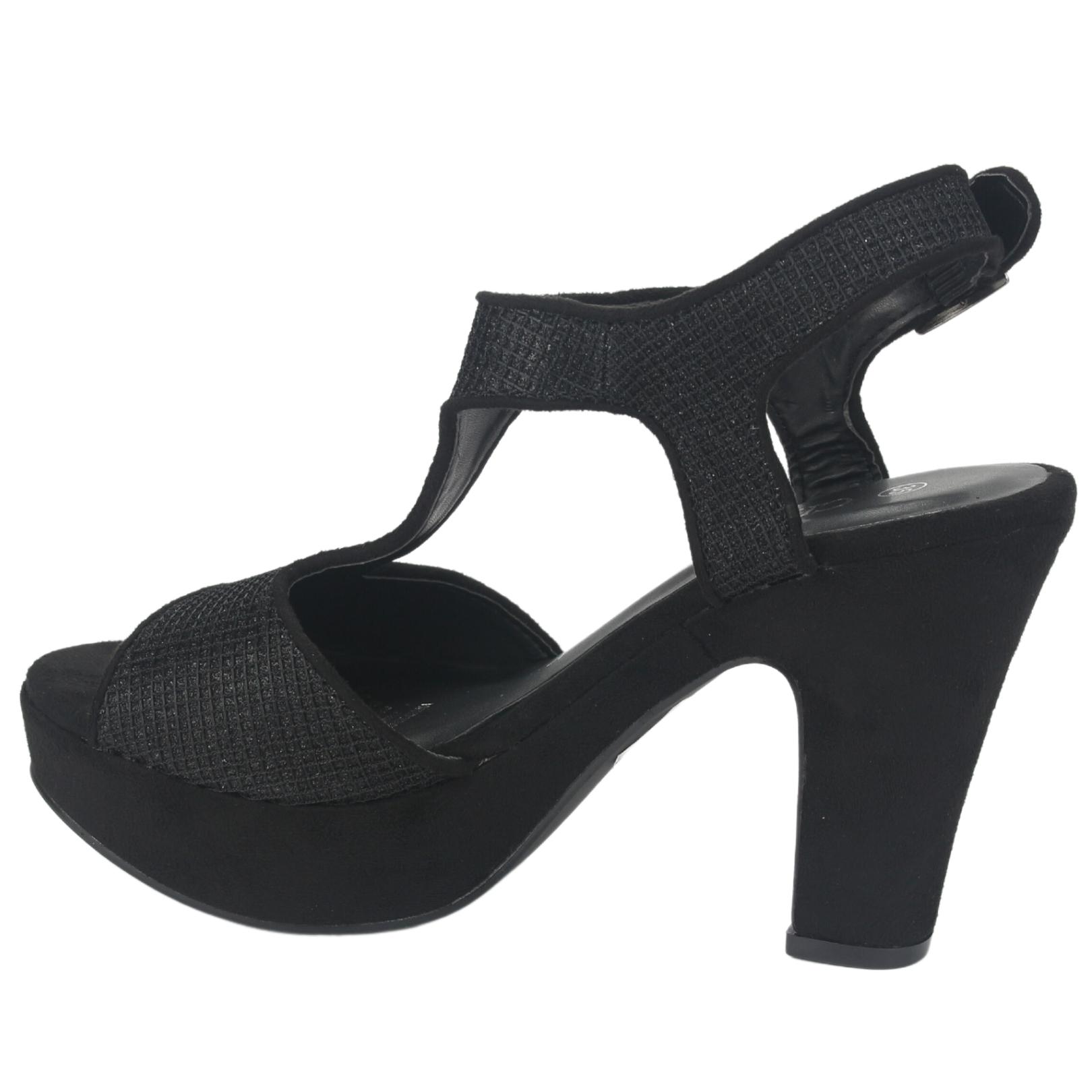 SANDALIAS MUJER CHALADA TEXTIL NEGRO COSIMO-15 MODA - 2