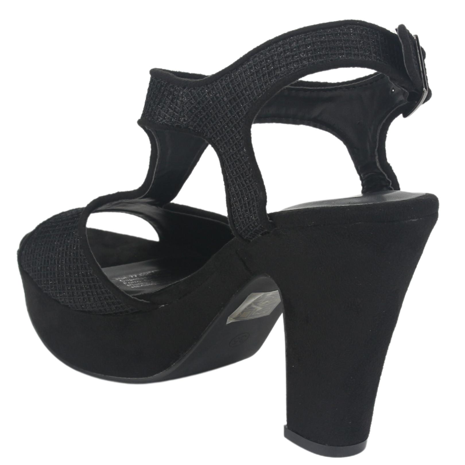 SANDALIAS MUJER CHALADA TEXTIL NEGRO COSIMO-15 MODA - 4
