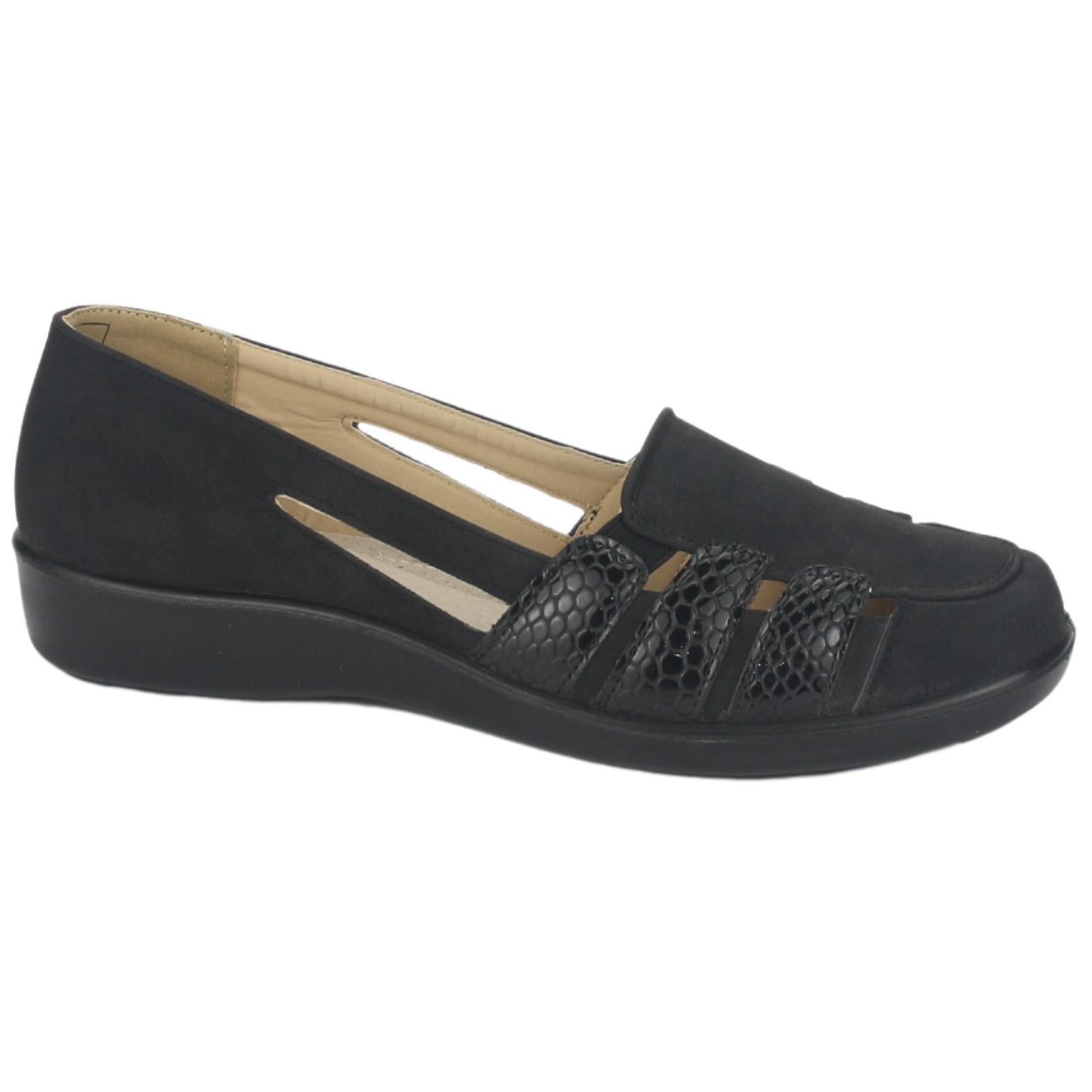 ZAPATO CHALADA MUJER DECO-2 NEGRO COMFORT - 1