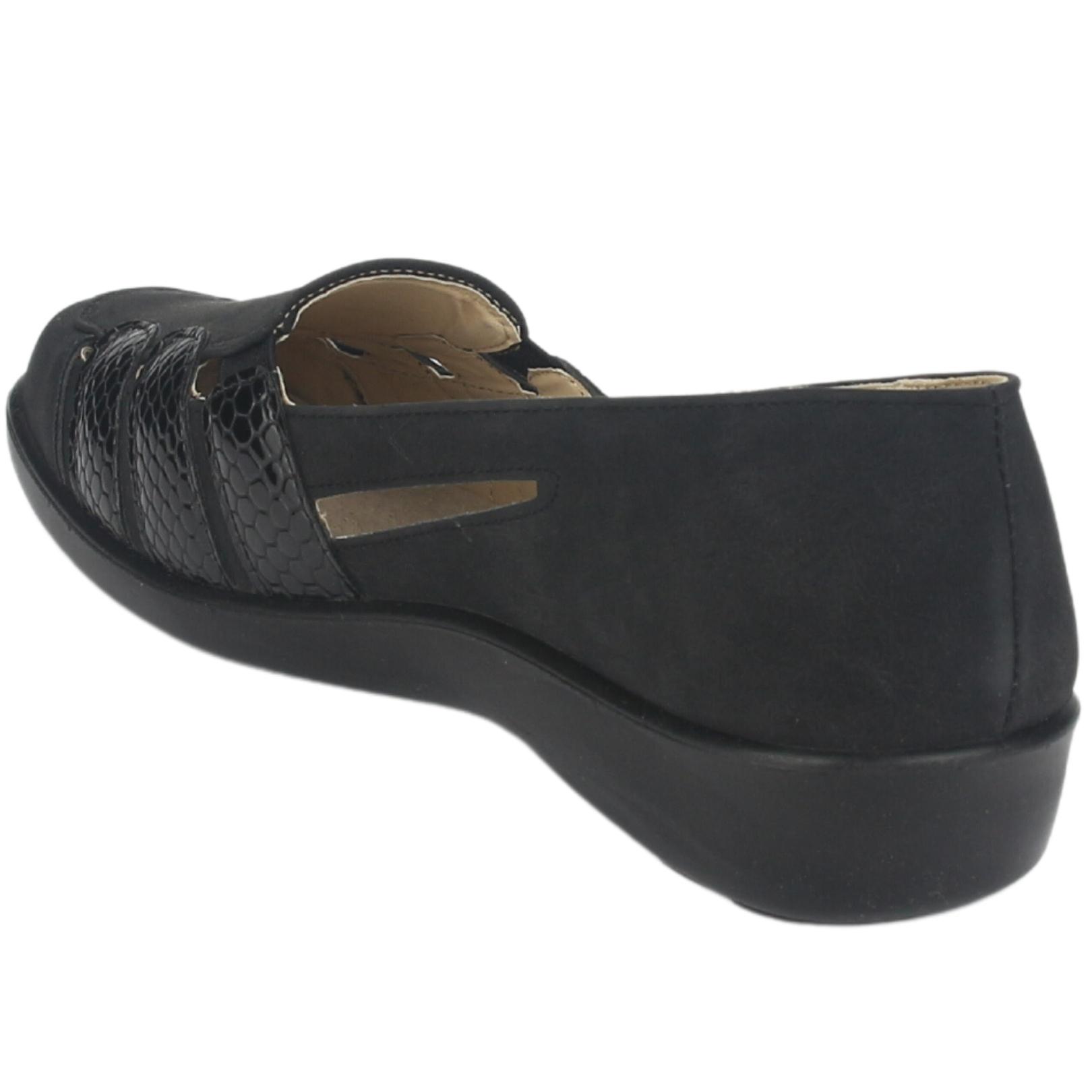 ZAPATO CHALADA MUJER DECO-2 NEGRO COMFORT - 4
