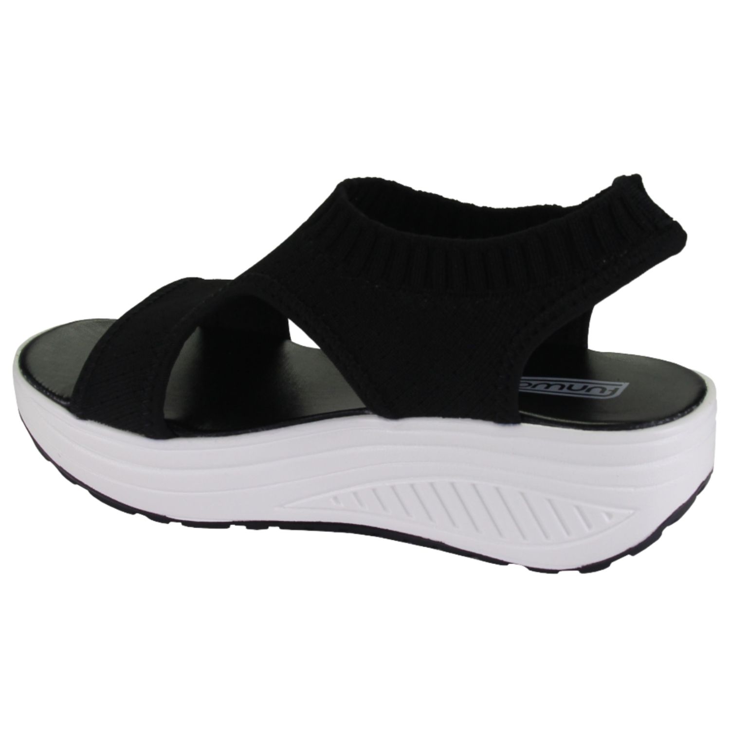 SANDALIA FUNWAY MUJER TIJA-29 NEGRO PLATAFORMA - 2