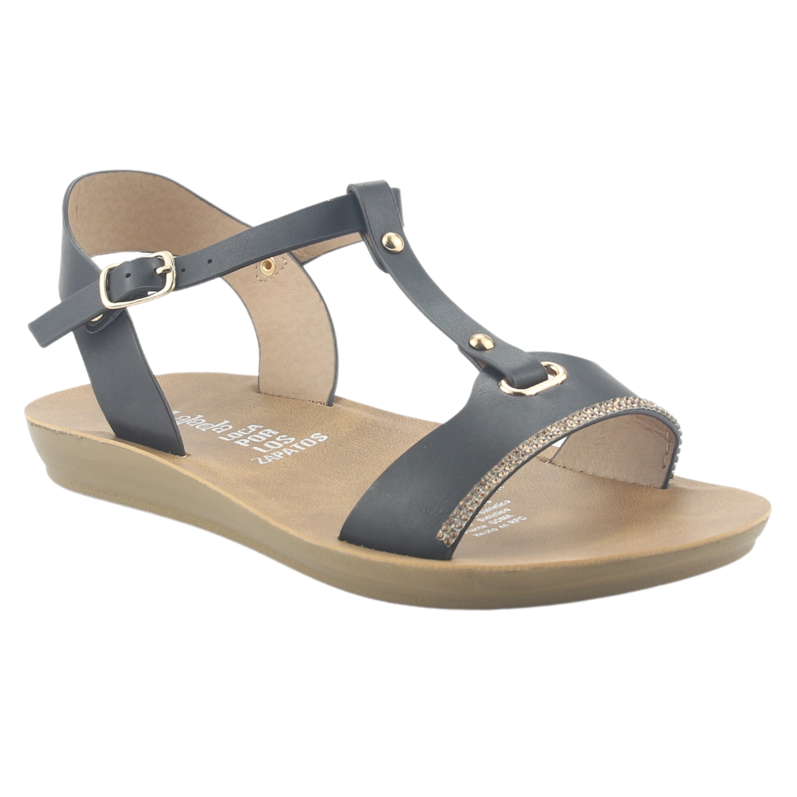 SANDALIAS MUJER CHALADA NEGRO QUANTA-3 MODA - 6