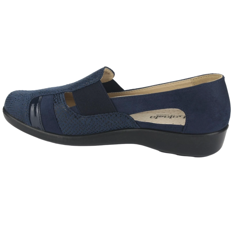 ZAPATO CHALADA MUJER DECO-5 AZUL MARINO COMFORT - 2