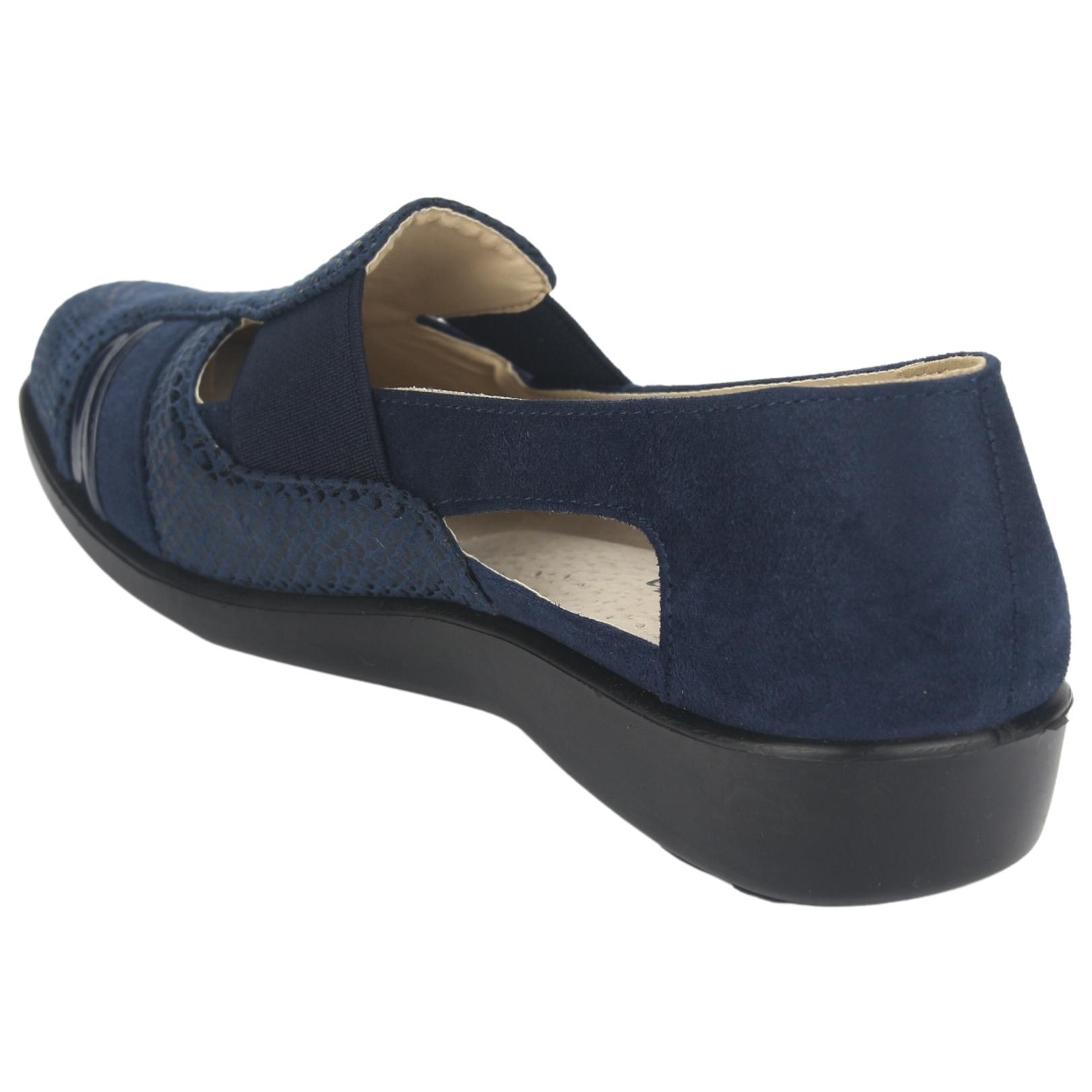 ZAPATO CHALADA MUJER DECO-5 AZUL MARINO COMFORT - 4