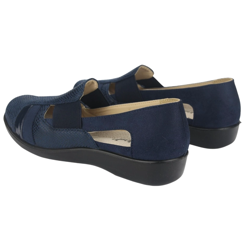 ZAPATO CHALADA MUJER DECO-5 AZUL MARINO COMFORT - 6