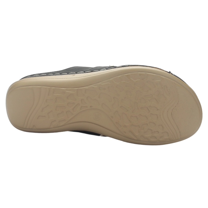 SANDALIAS MUJER CHALADA NEGRO KON-10 CASUAL - 6