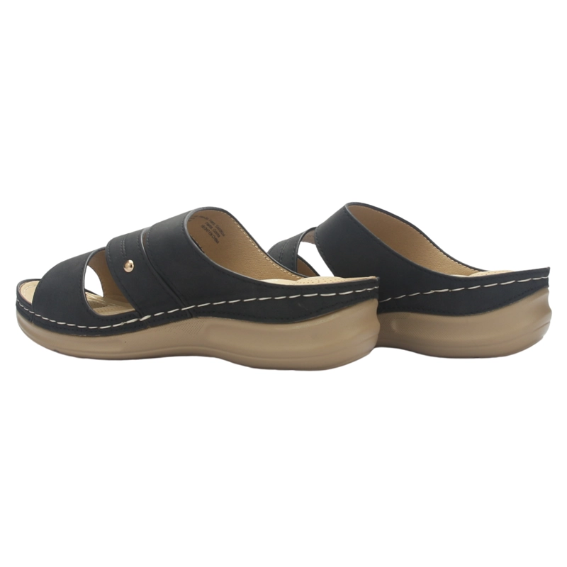 SANDALIAS MUJER CHALADA NEGRO KON-10 CASUAL - 8