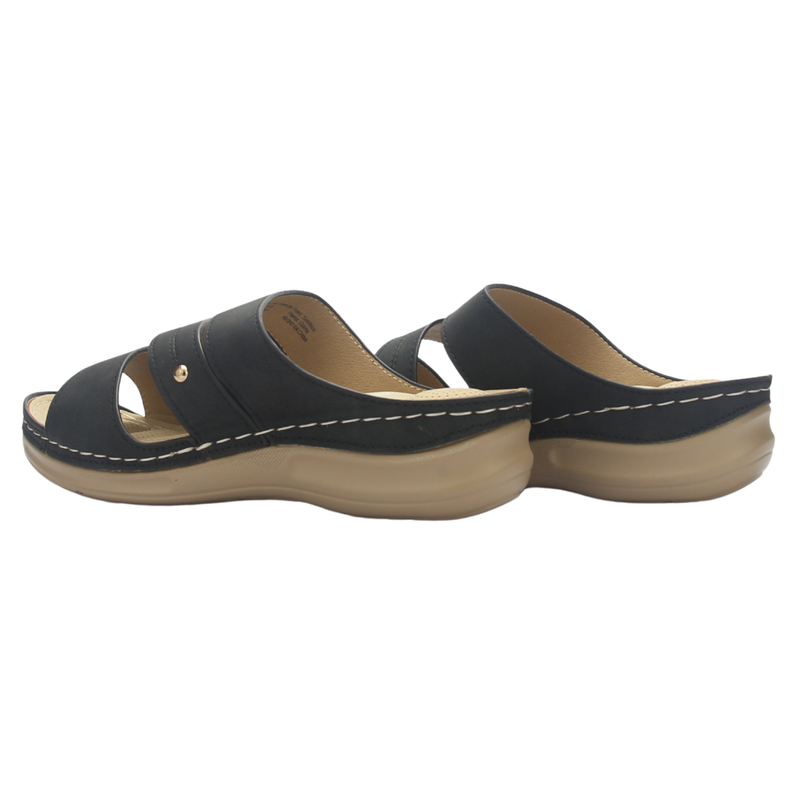 SANDALIA CHALADA MUJER KON-10 NEGRO CASUAL - 8