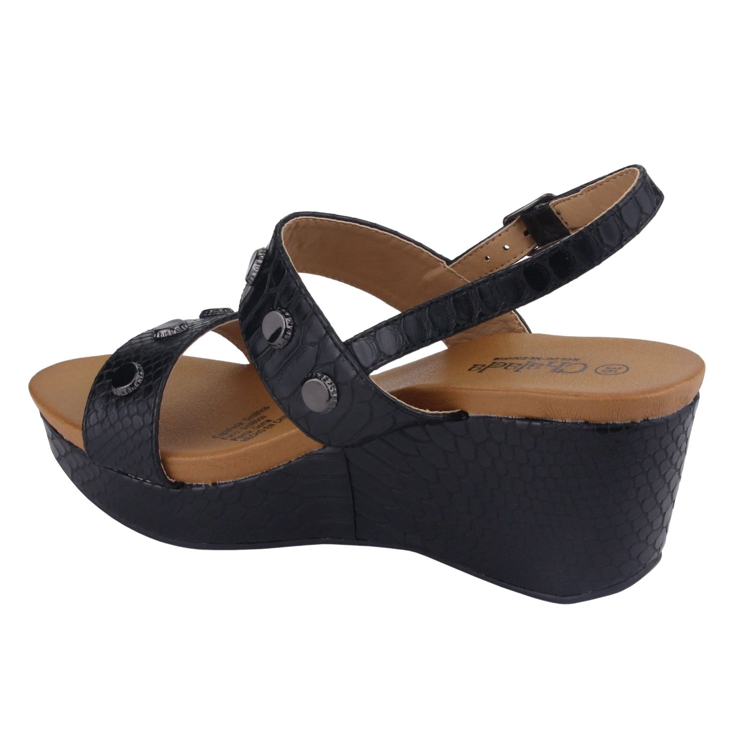 SANDALIAS MUJER CHALADA NEGRO GITANA-32 MODA - 2