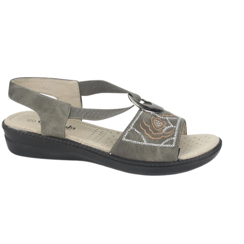 SANDALIAS MUJER CHALADA GRIS LENA-3 COMFORT - 1