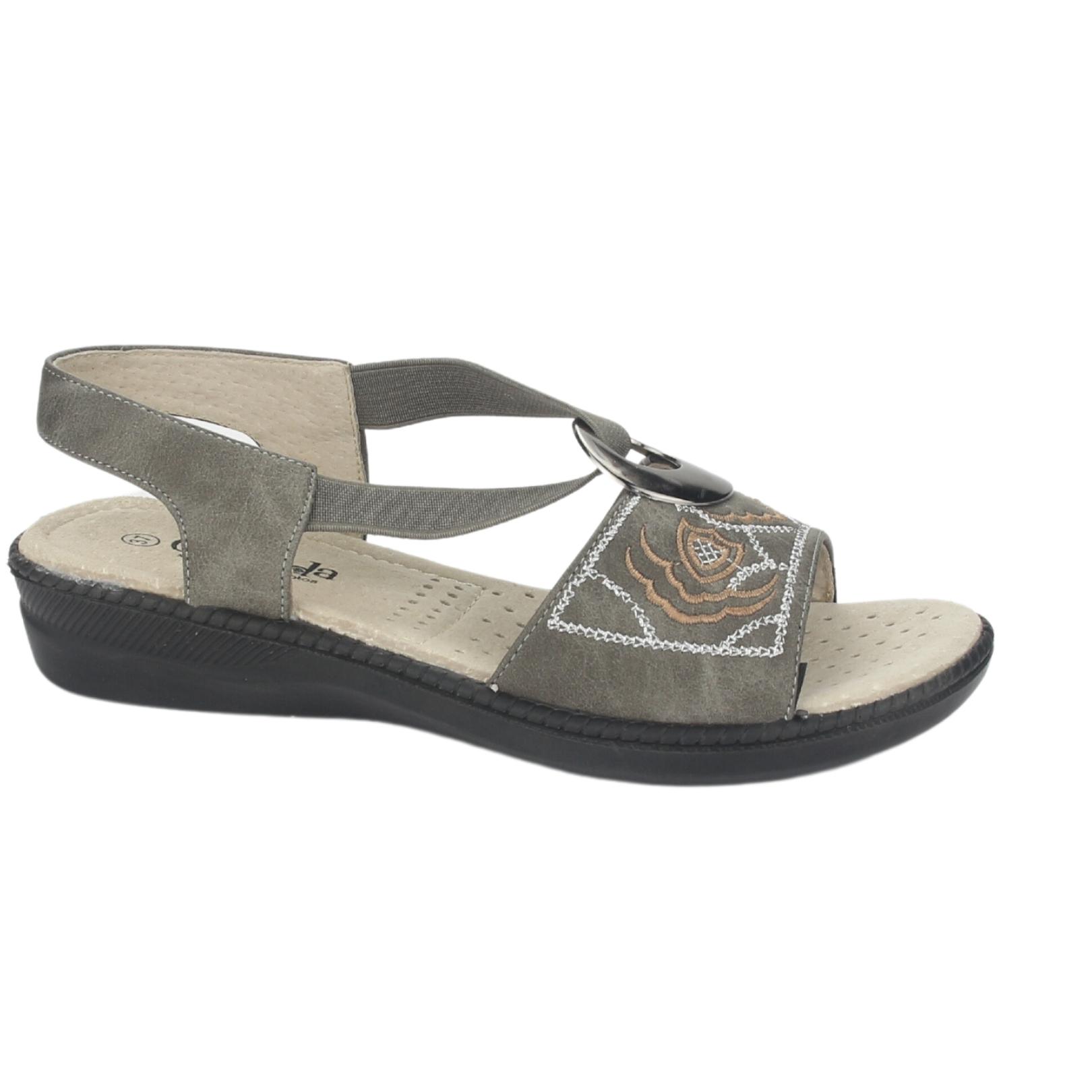 SANDALIAS MUJER CHALADA GRIS LENA-3 COMFORT - 1