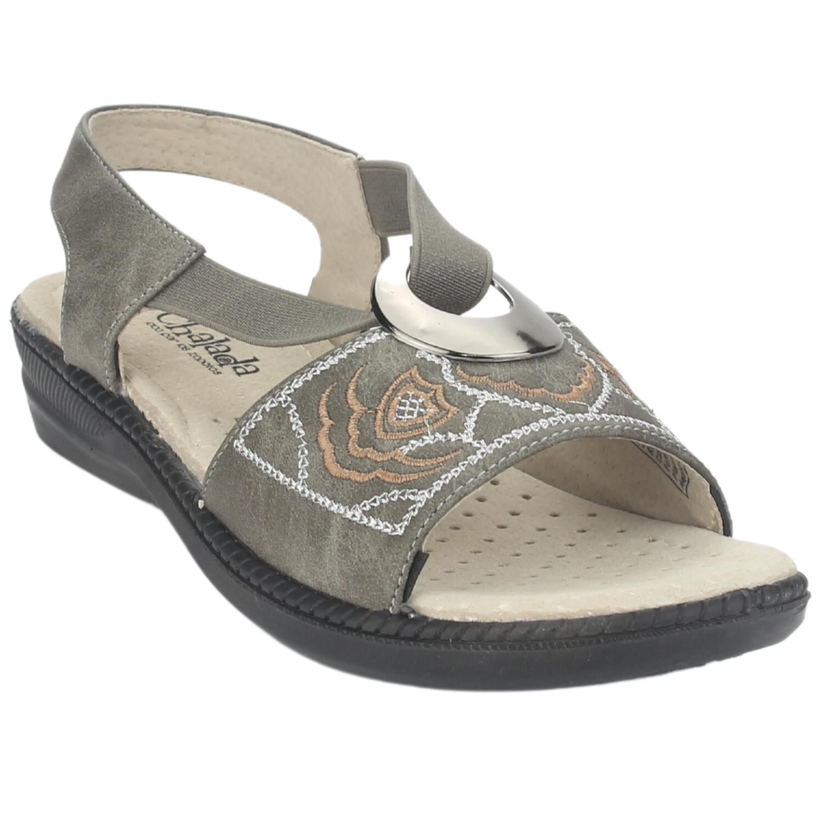 SANDALIAS MUJER CHALADA GRIS LENA-3 COMFORT - 3