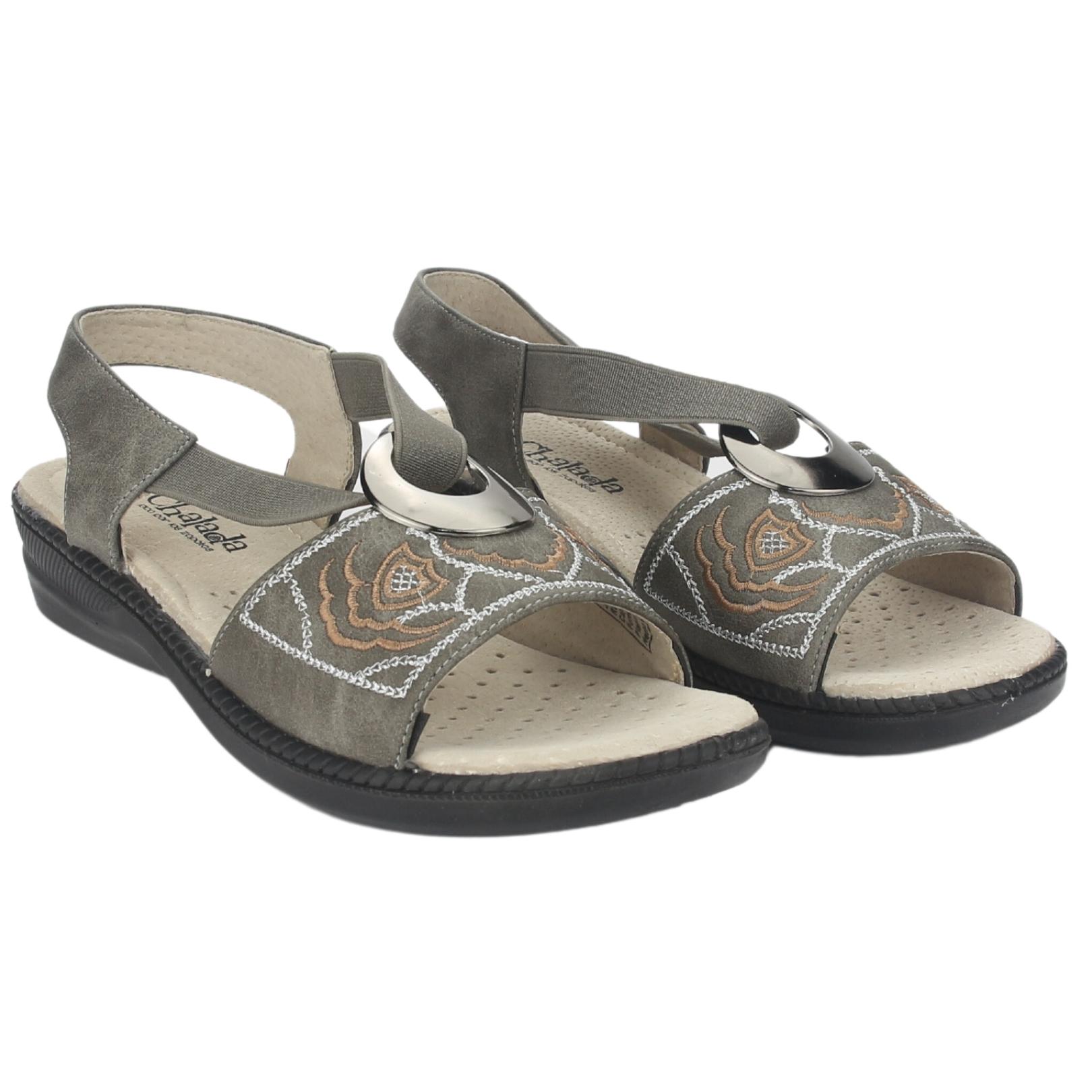 SANDALIAS MUJER CHALADA GRIS LENA-3 COMFORT - 5