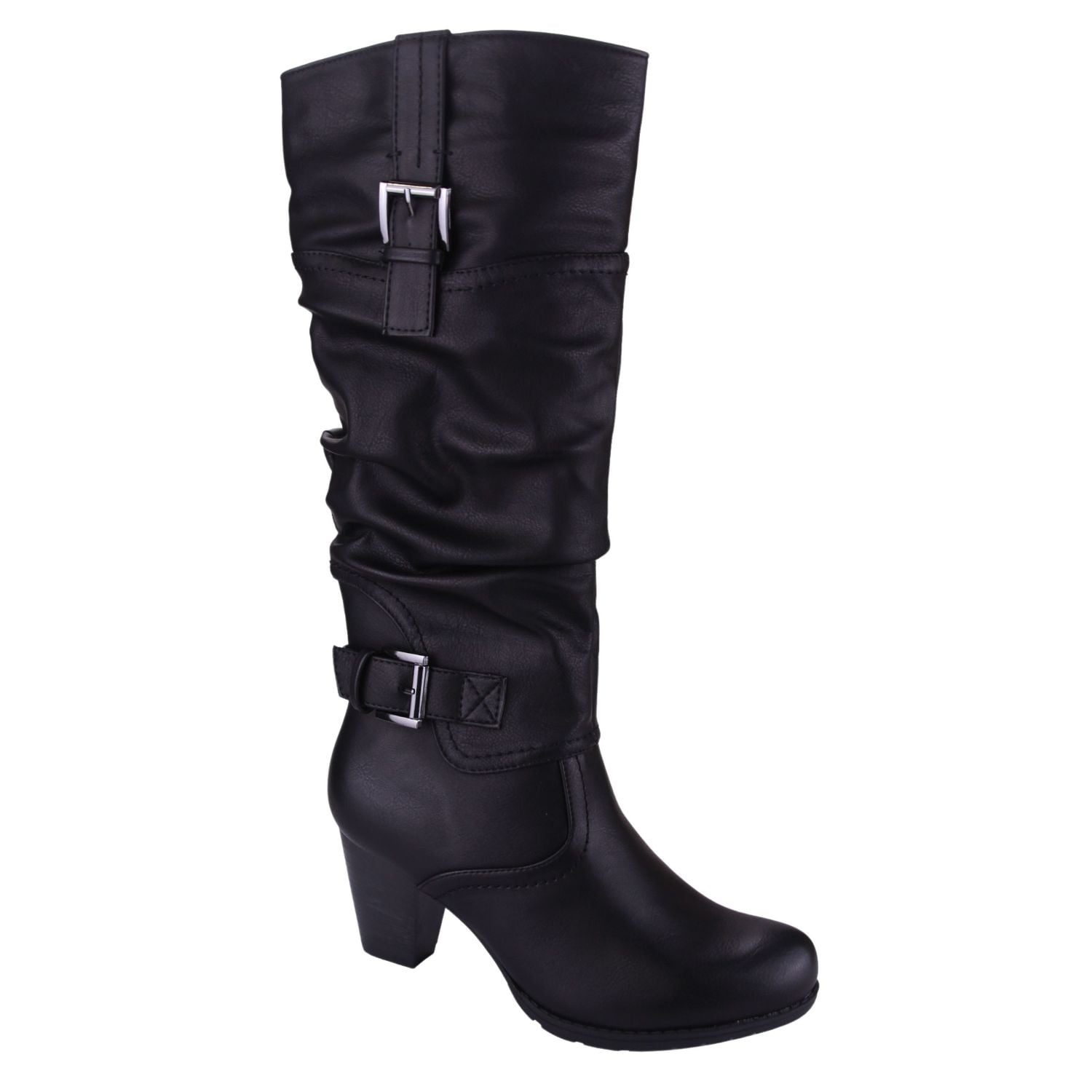 BOTA CHALADA MUJER CETA-4 NEGRO CASUAL - 1