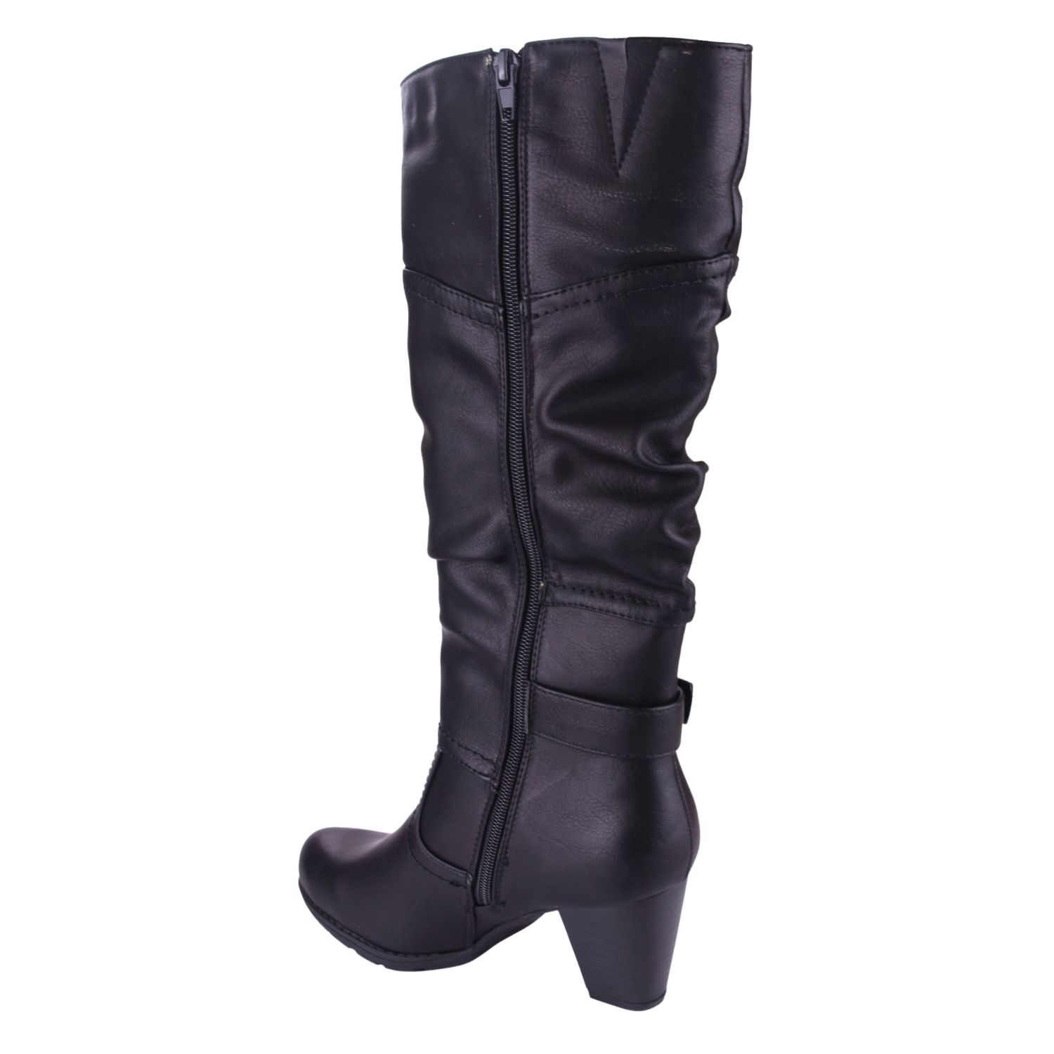 BOTA CHALADA MUJER CETA-4 NEGRO CASUAL - 2