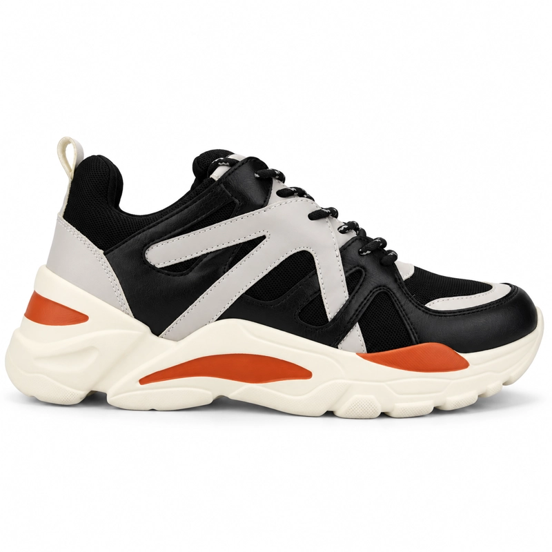 ZAPATILLAS MUJER CHALADA CASUALES NEGRO TROTA-2 - 1