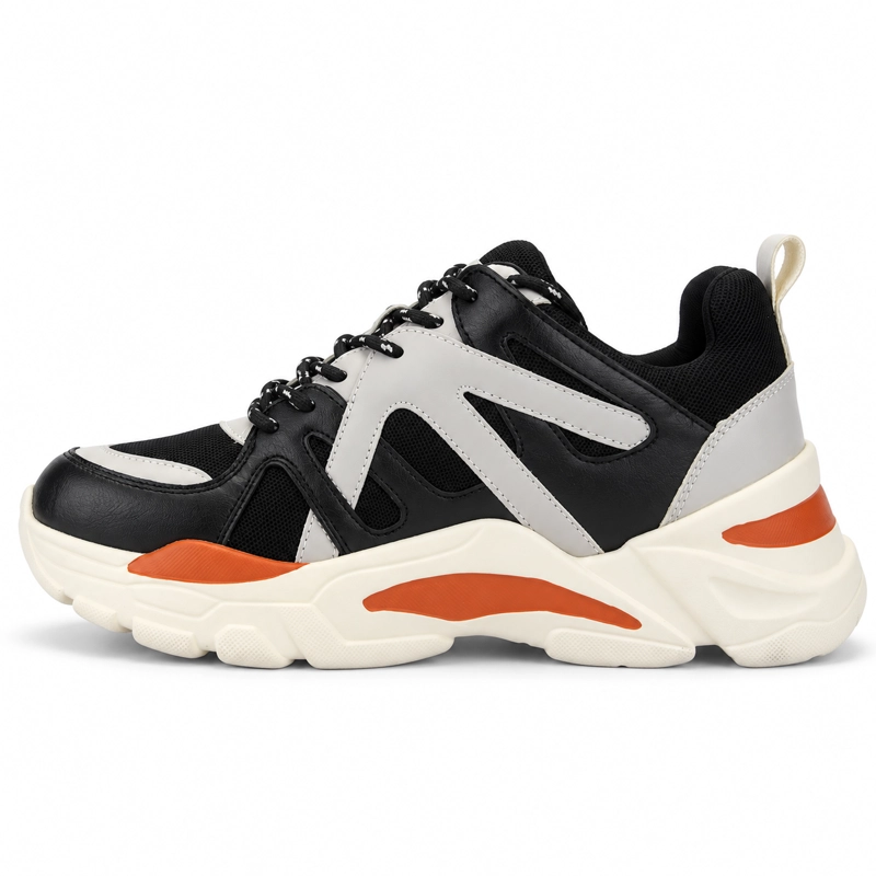 ZAPATILLAS MUJER CHALADA CASUALES NEGRO TROTA-2 - 2