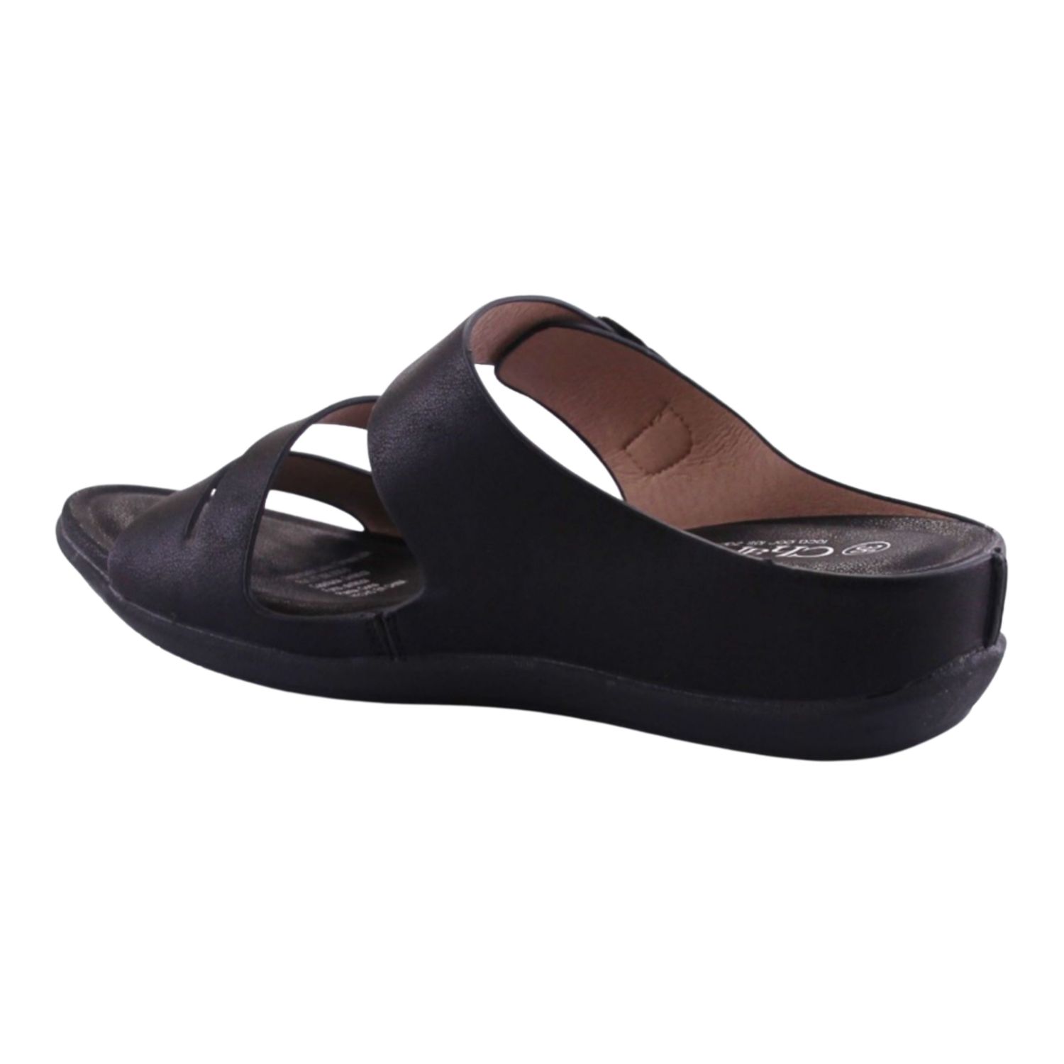 SANDALIA CHALADA MUJER CENIZA-5 NEGRO COMFORT - 2