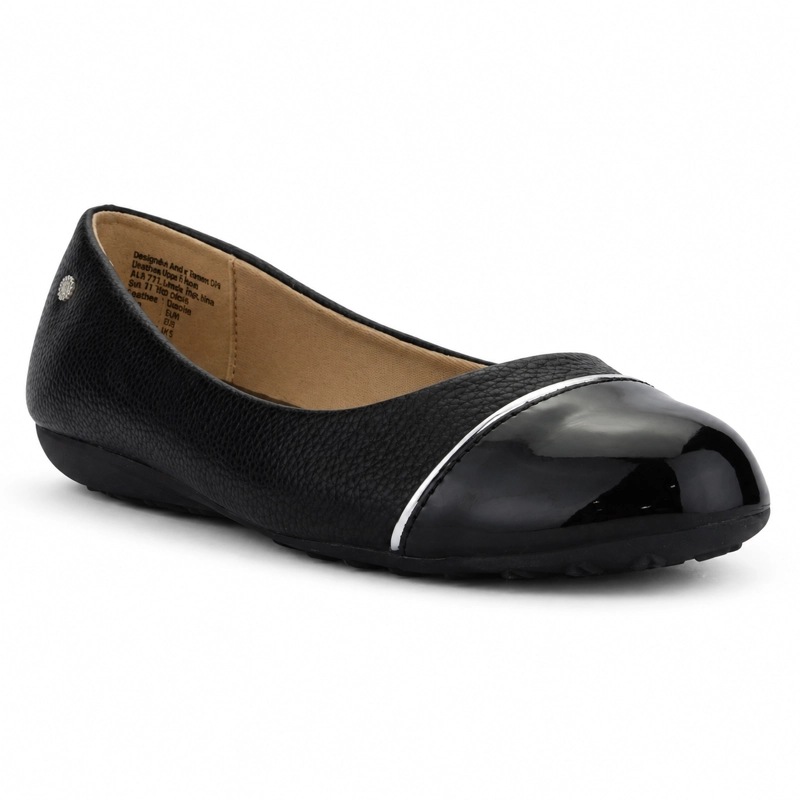 BALLERINA NEGRO MUJER CASUAL CHALADA OSLO - 3