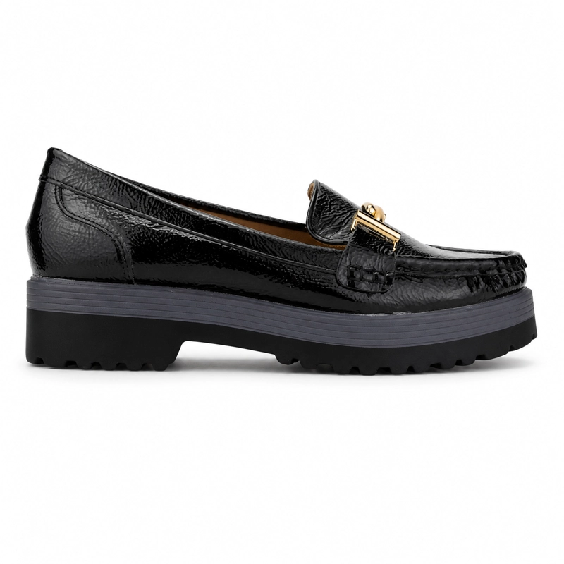 MOCASIN NEGRO MUJER CASUAL CHALADA GRAND - 1