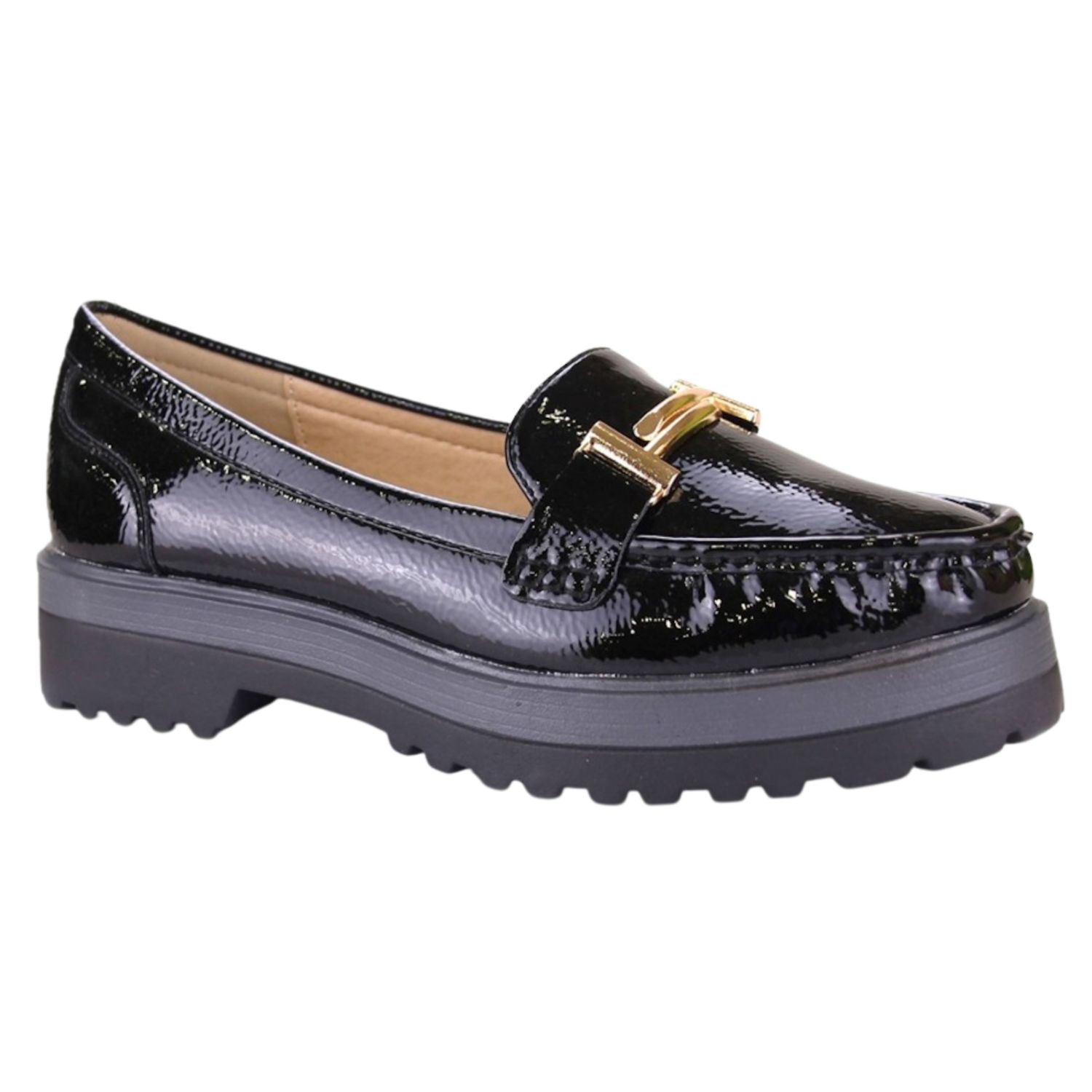 ZAPATO CHALADA MUJER GRAND-12 NEGRO PLATAFORMA - 1