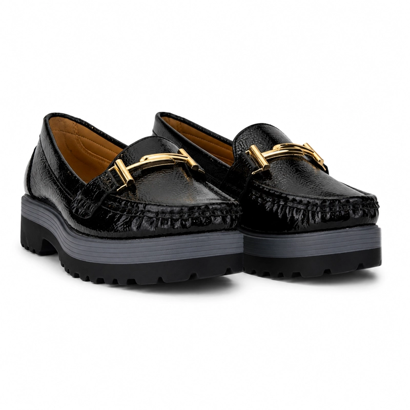 MOCASIN NEGRO MUJER CASUAL CHALADA GRAND - 7