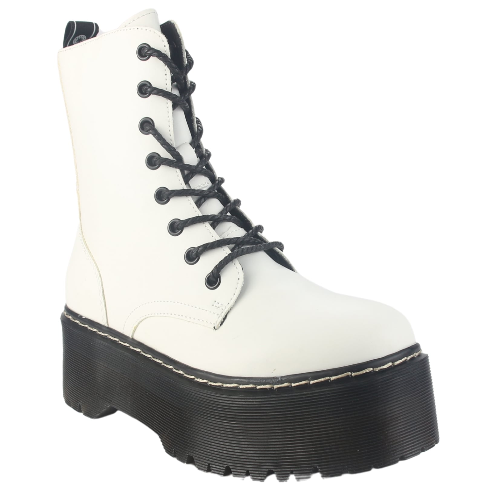 BOTIN CHALADA MUJER POOLH-9 BLANCO PLATAFORMA - 3