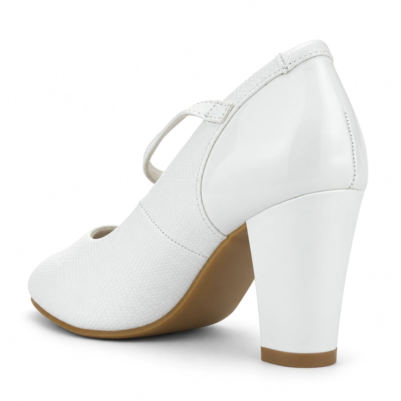 ZAPATO BLANCO MUJER CASUAL CHALADA COBNA - 4